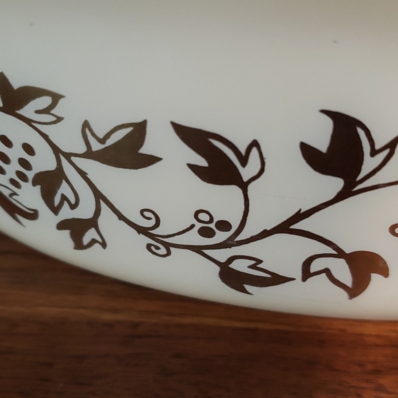 PYREX VINTAGE 1959 PROMOTIONAL GOLDEN GRAPES CASSE - Picture 2 of 7